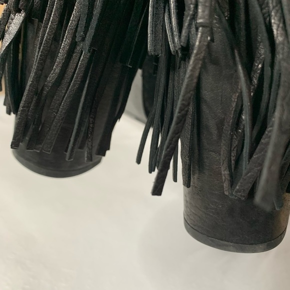 Kennel & Schmenger Miley Fringe Suede Pointed Toe Heeled Boots - Picture 8 of 8